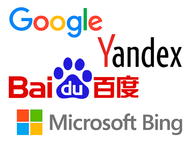 Posizionamento Google Yandex Bing Baidu